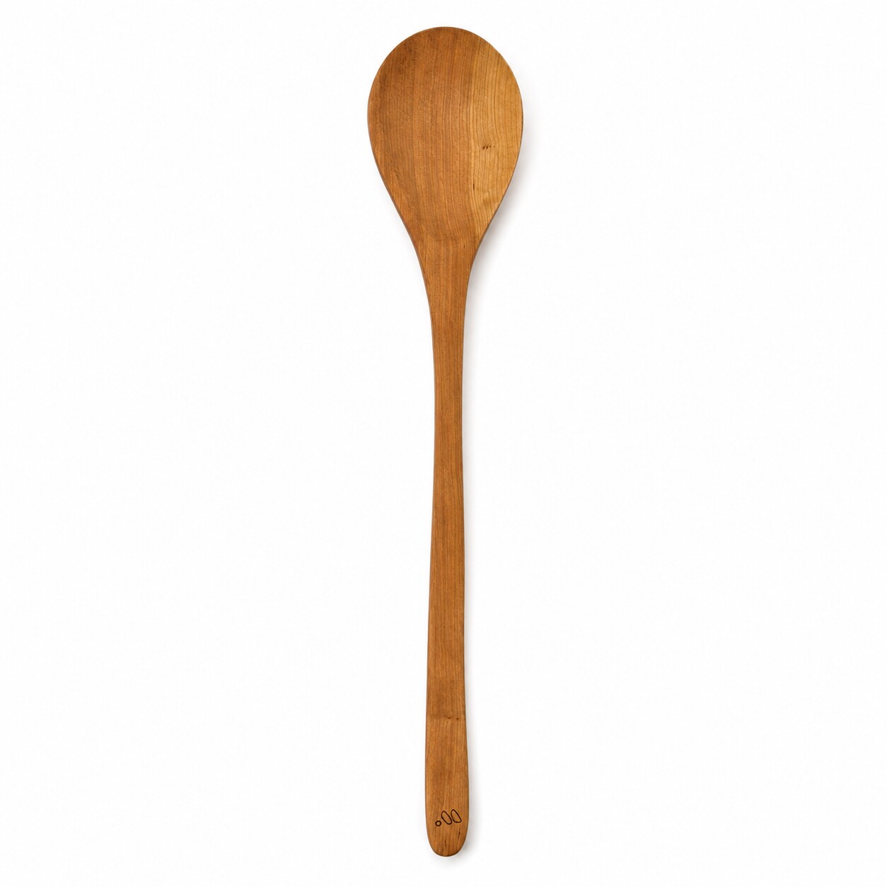 Handgefertigter XXL-Kochlöffel aus geöltem Kirschholz, ca. 50 cm