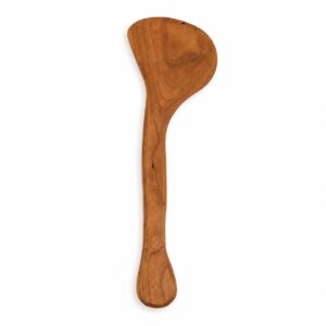 Handgefertigter Wokwender aus geöltem Kirschholz, ca. 30 cm
